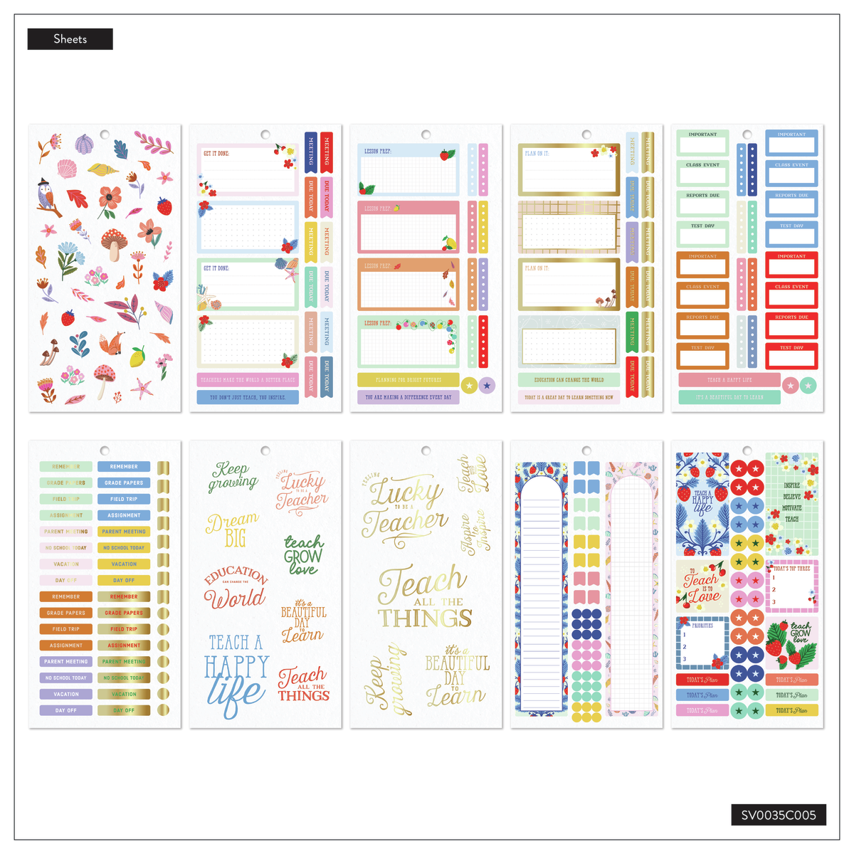 Teaching Seasons - Value Pack Stickers