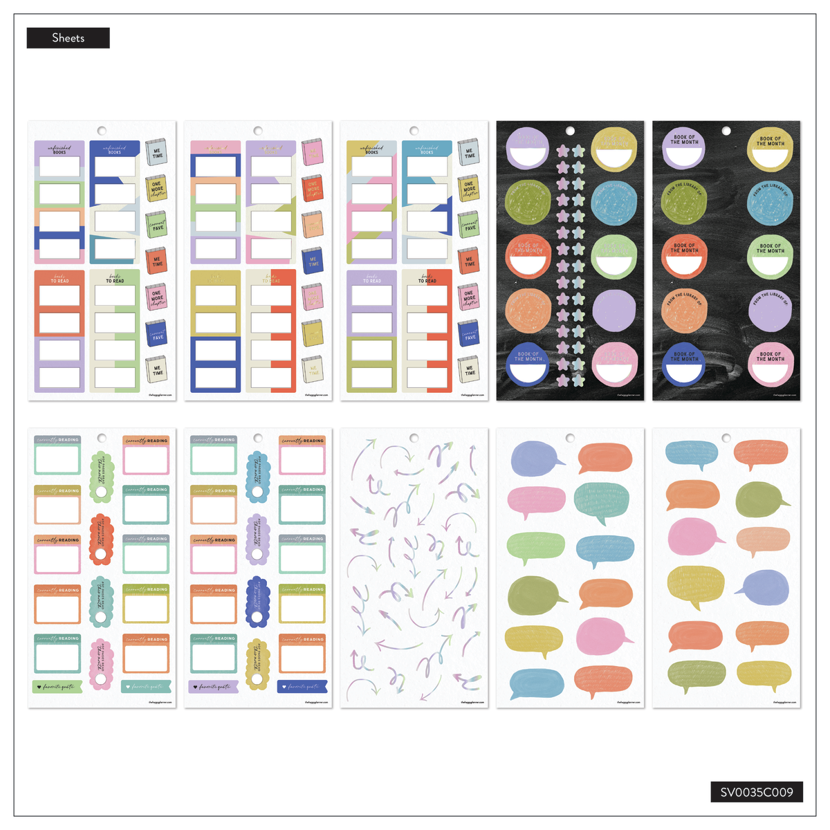 Reading - Value Pack Stickers