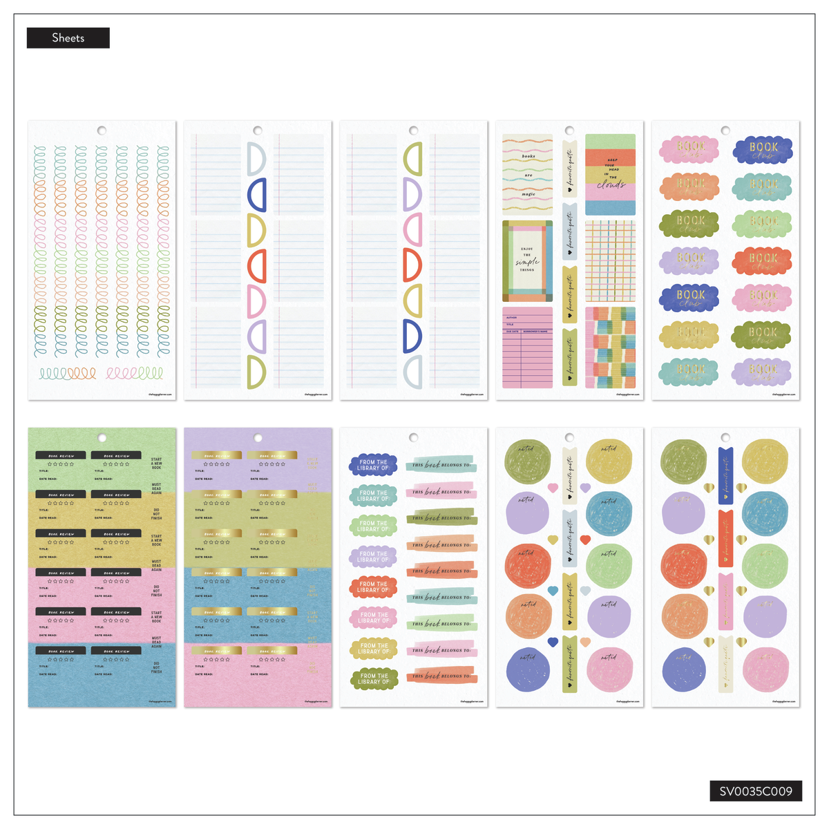 Reading - Value Pack Stickers
