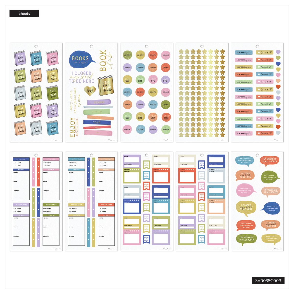 Reading - Value Pack Stickers