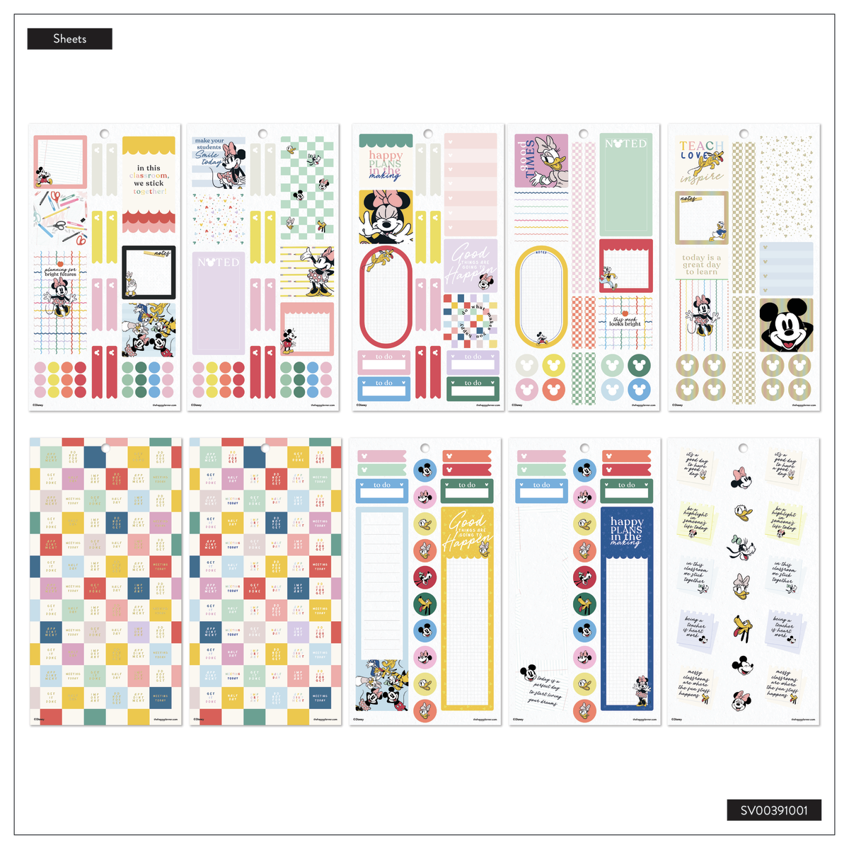 Disney Mickey Mouse & Friends Teacher - Value Pack Stickers