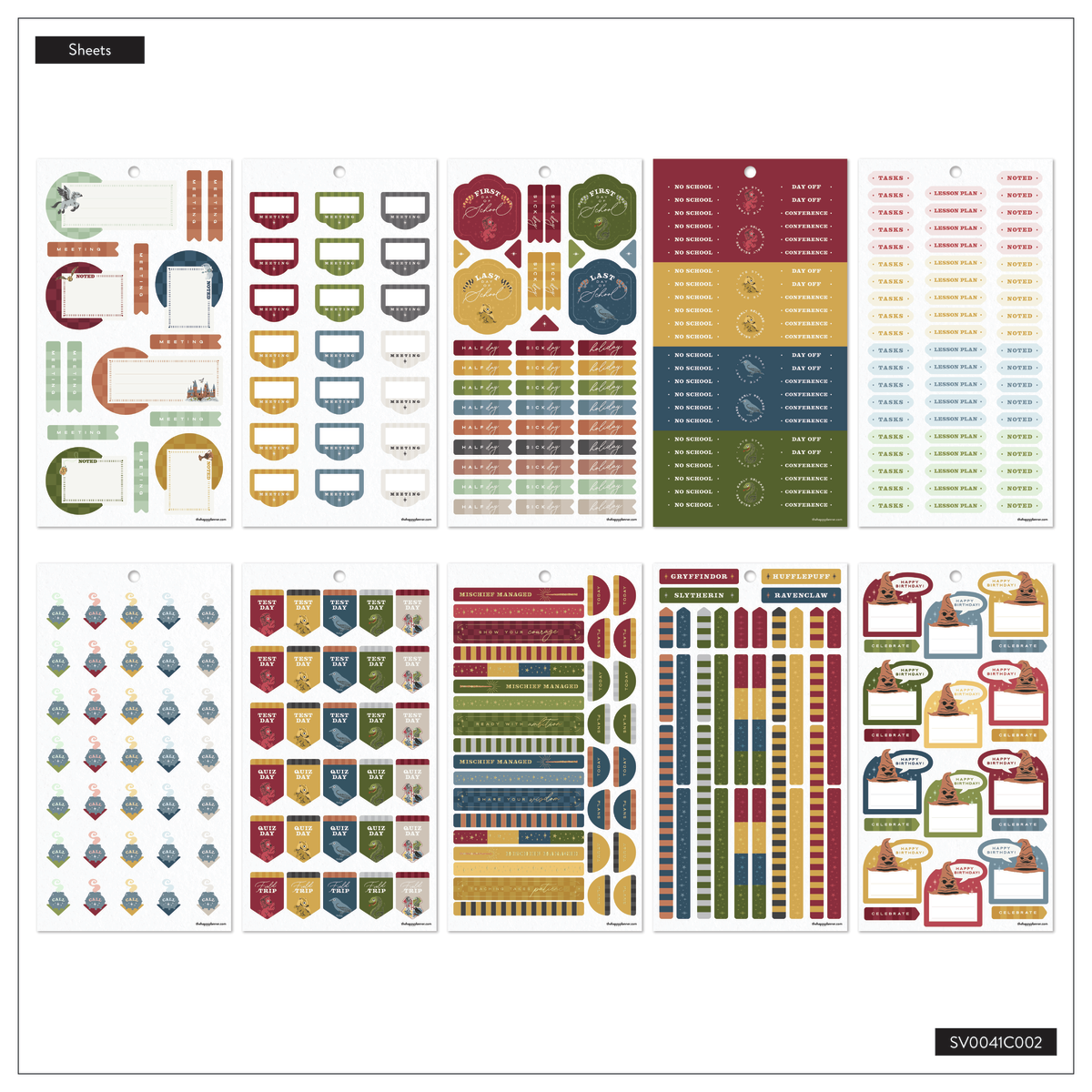 Harry Potter Teacher - Value Pack Stickers