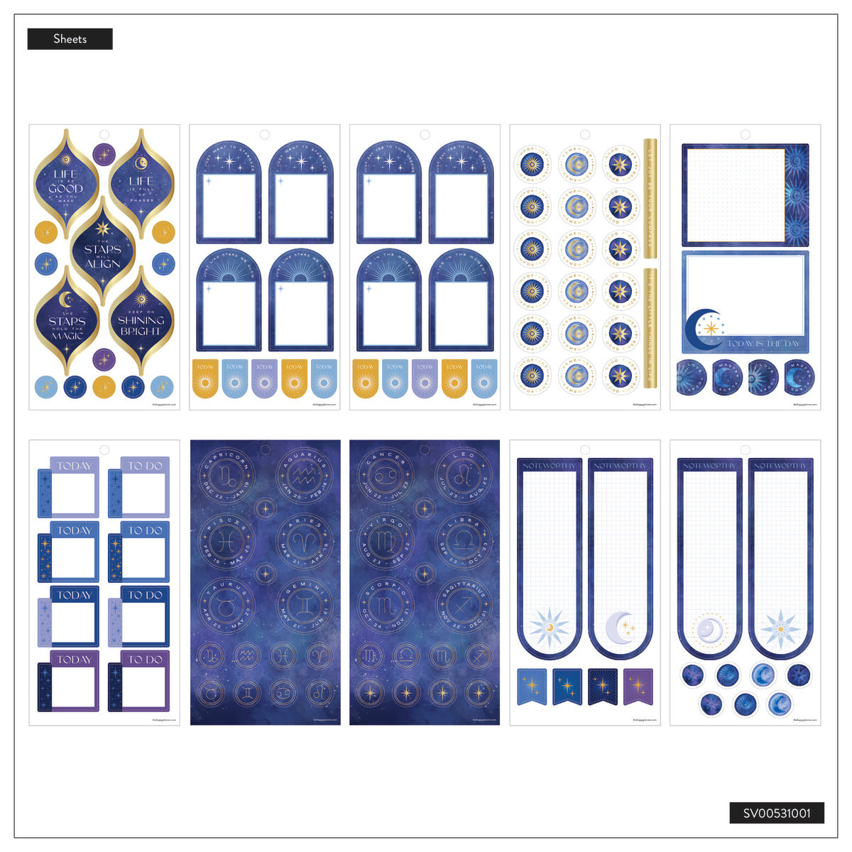 Star Signs - Value Pack Stickers - Big