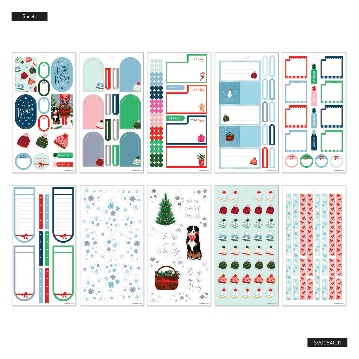 Winter Charm - Value Pack Stickers