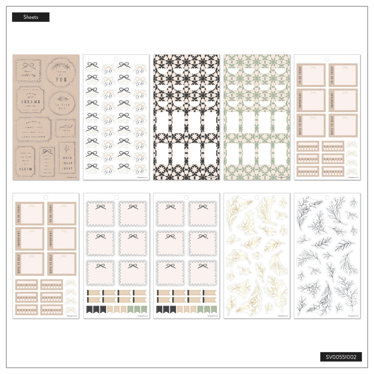 Heritage Charm - Value Pack Stickers - Mini