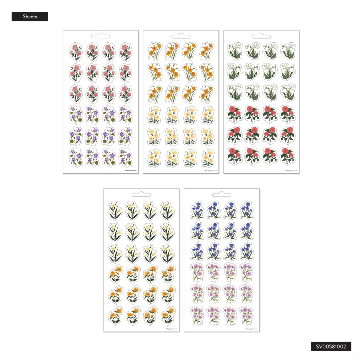 Dark Garden - 10 Sticker Sheets