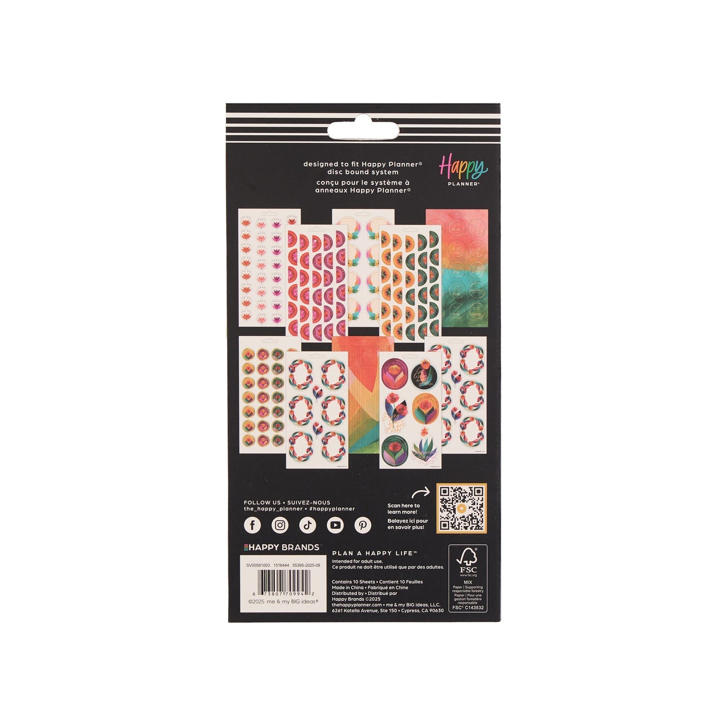 Floral Energy - 10 Sticker Sheets