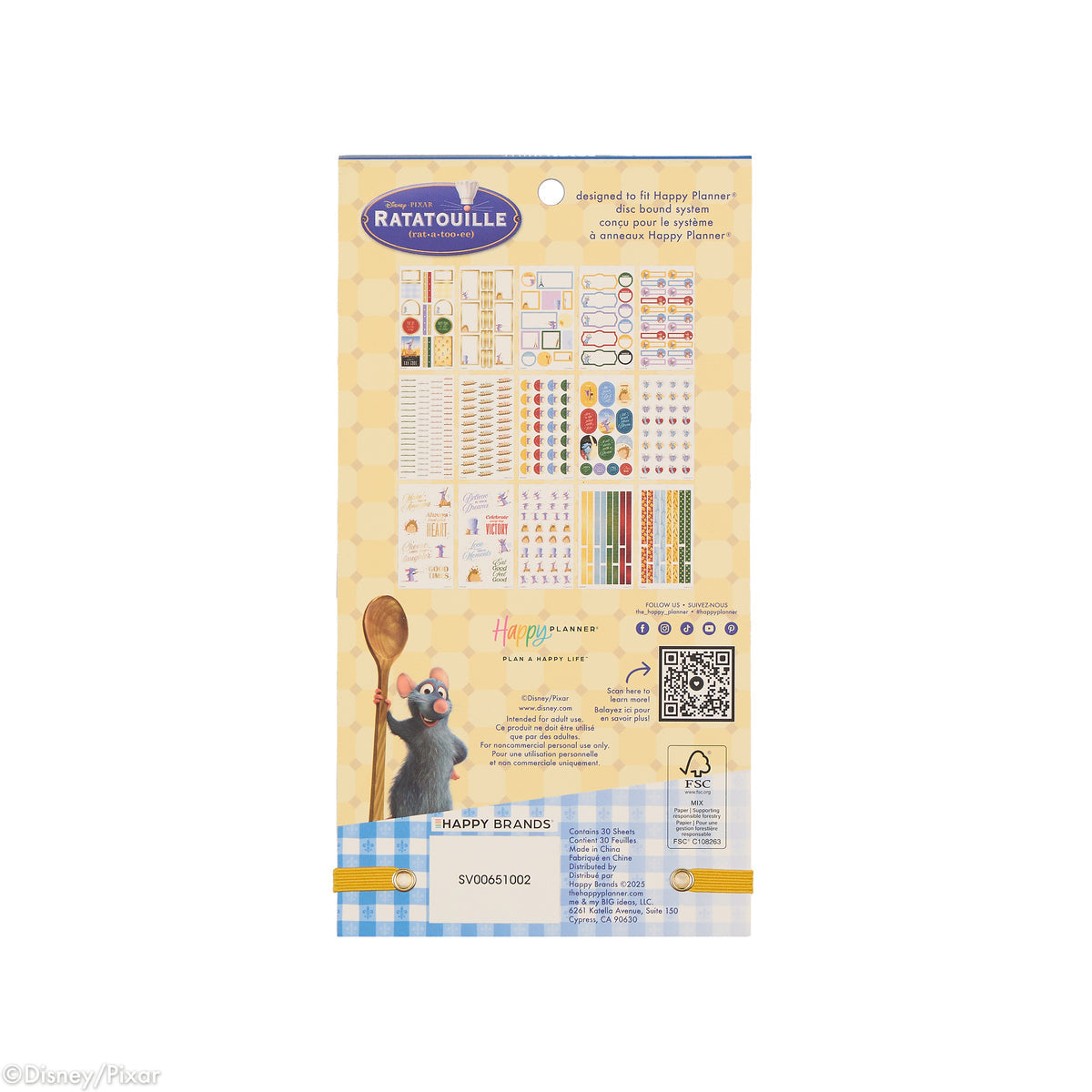 Disney Ratatouille - Value Pack Stickers