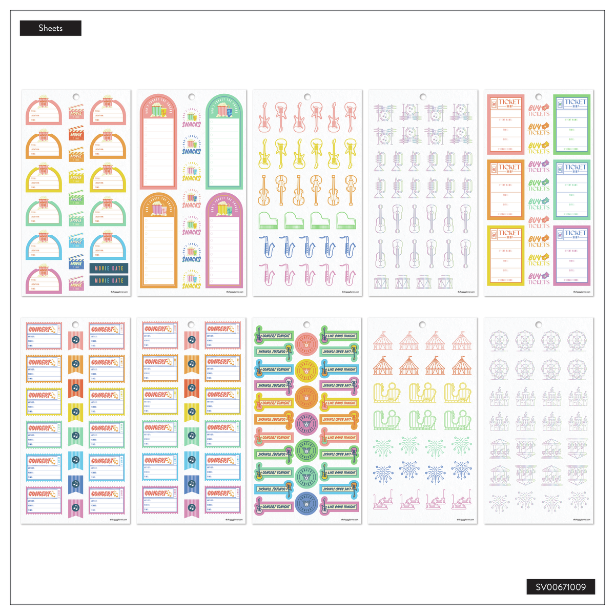 Spotlight Moments - Value Pack Stickers