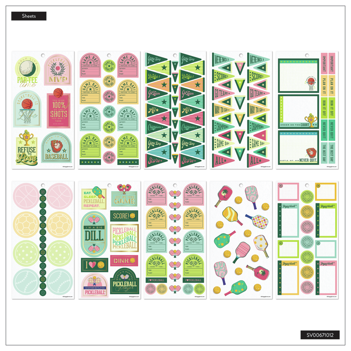 Sporty Energy - Value Pack Stickers