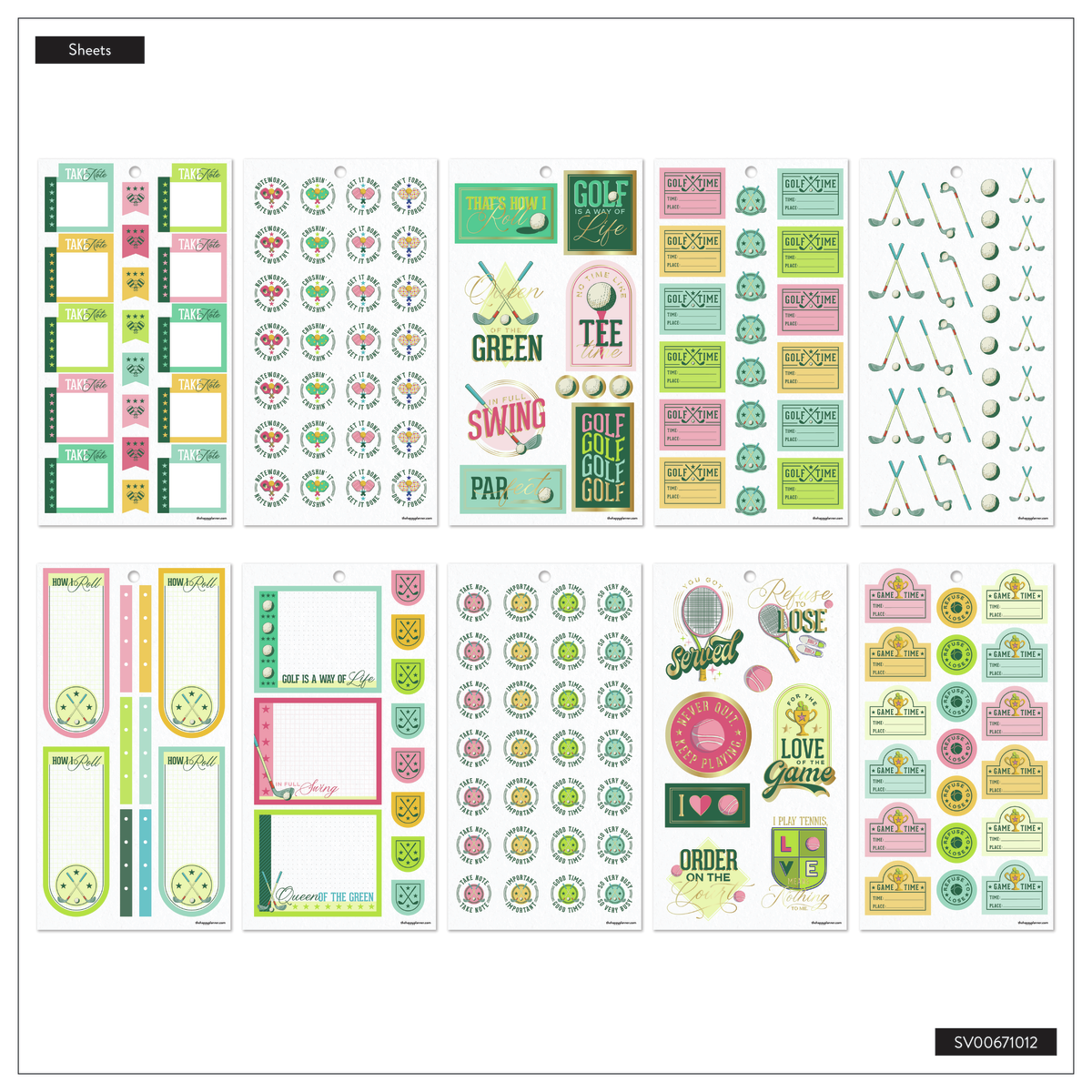 Sporty Energy - Value Pack Stickers