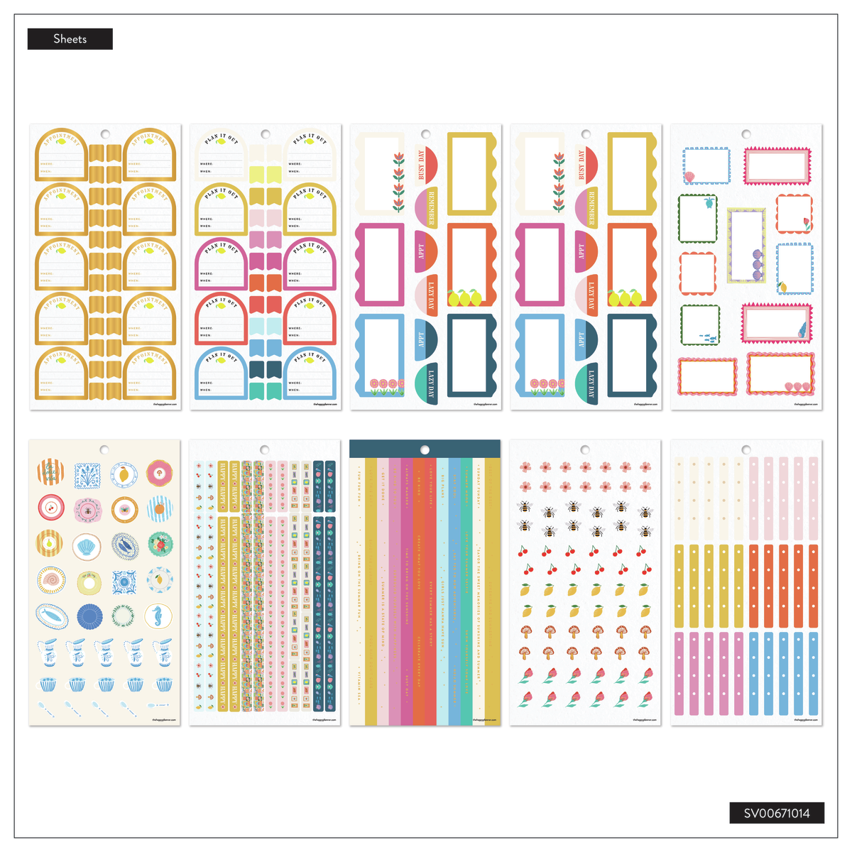 Summer Fun - Value Pack Stickers