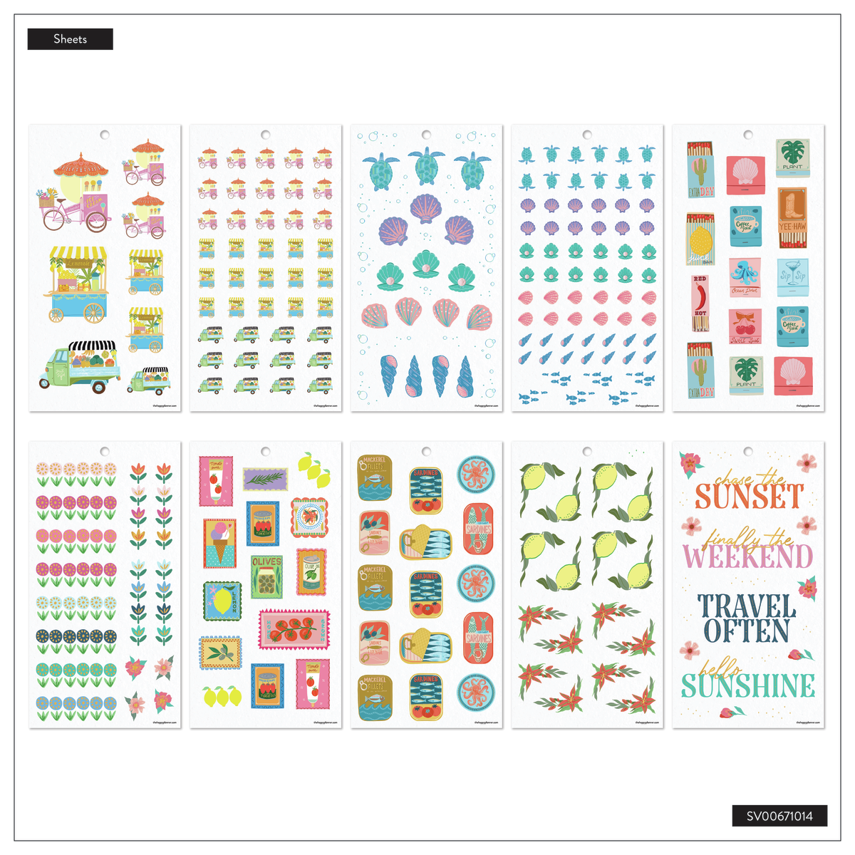 Summer Fun - Value Pack Stickers