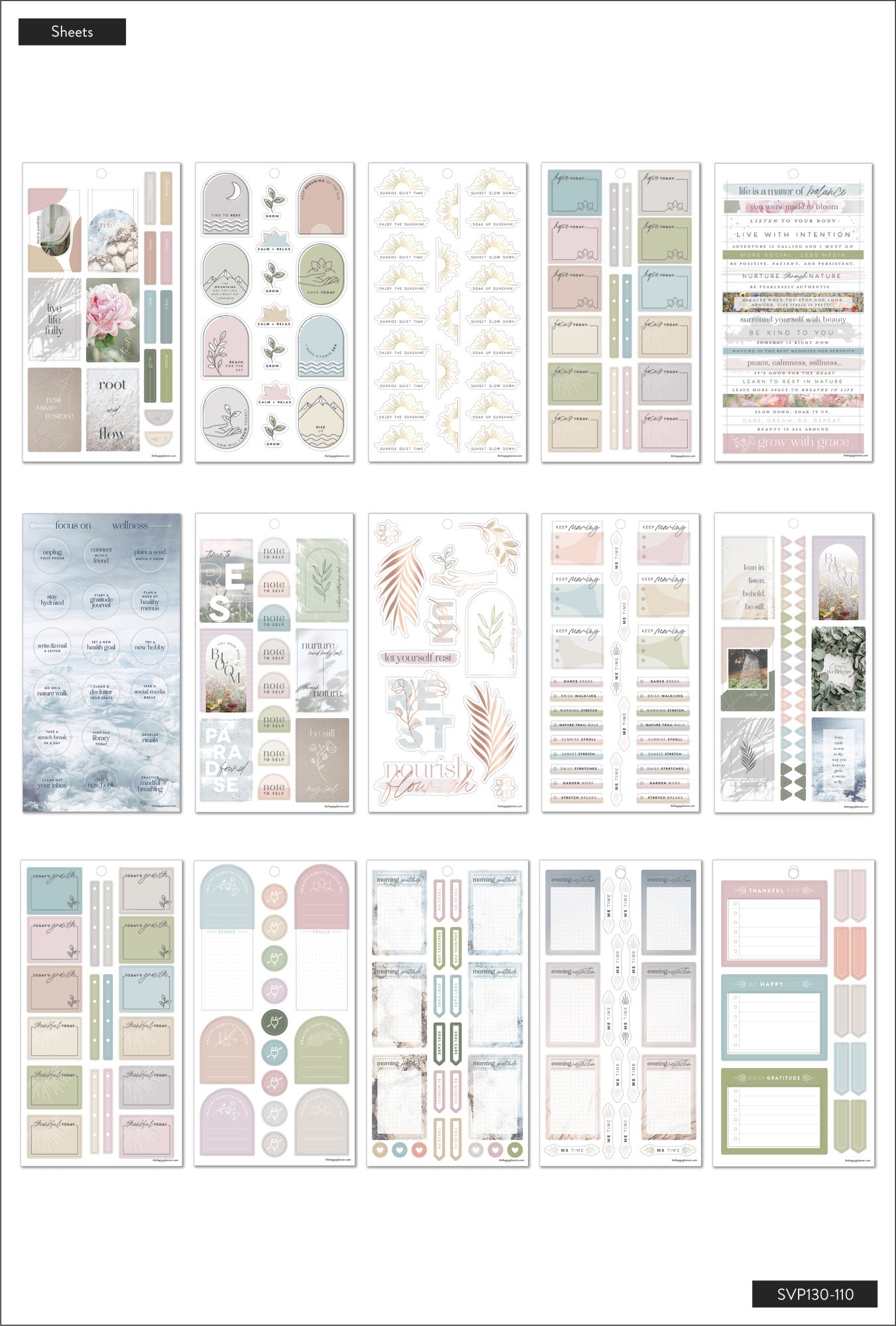 Value Pack Stickers - Nature of Wellness