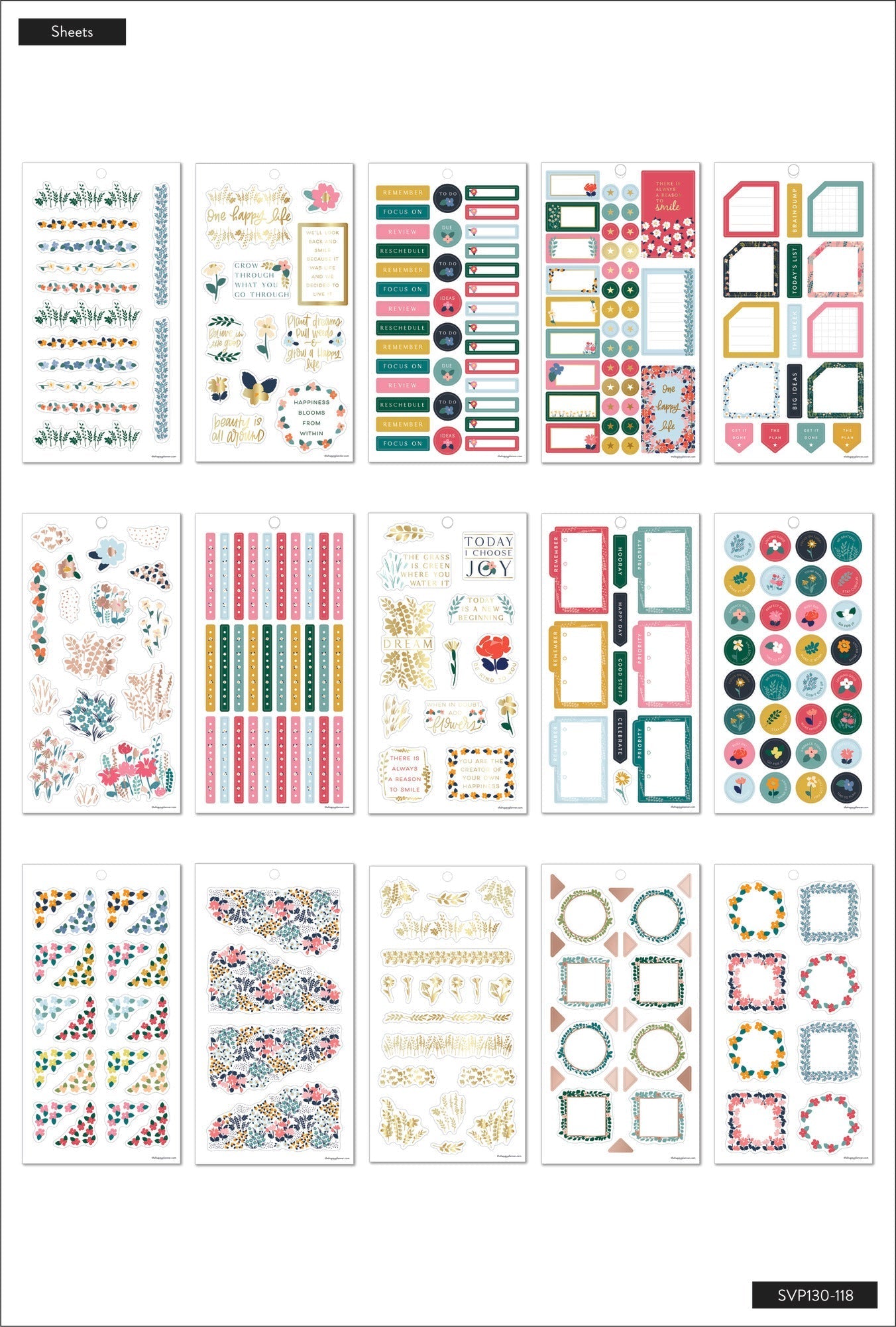 Value Pack Stickers - Teeny Florals