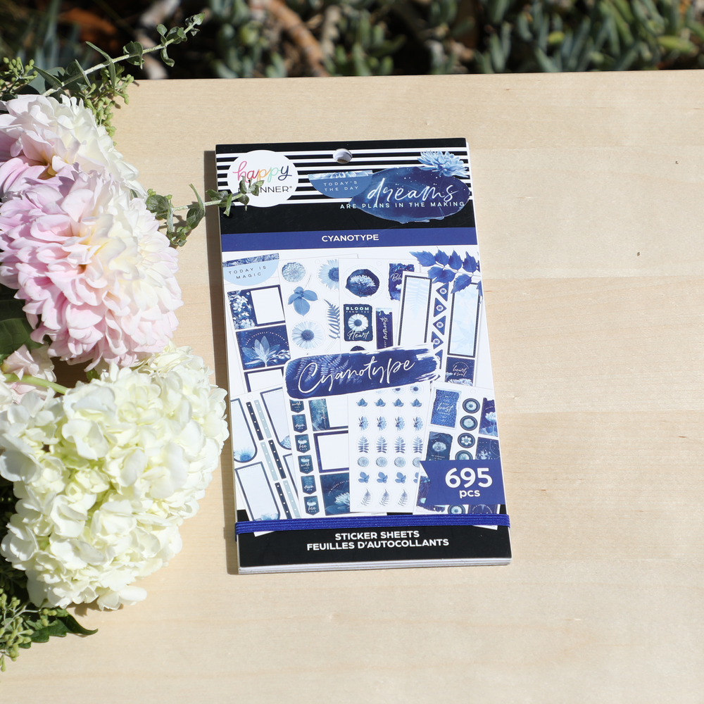 Value Pack Stickers - Cyanotype
