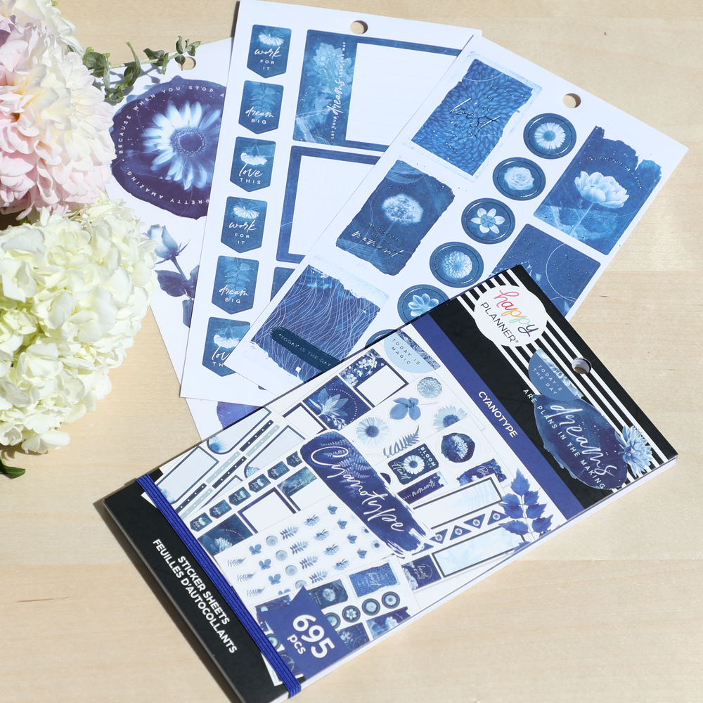 Value Pack Stickers - Cyanotype