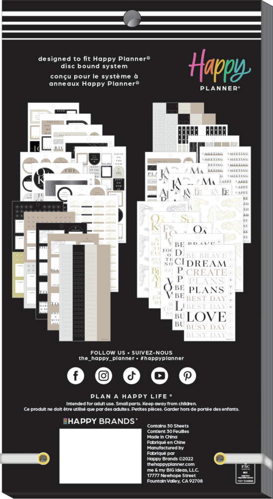 Modern Months - Value Pack Stickers - Mini