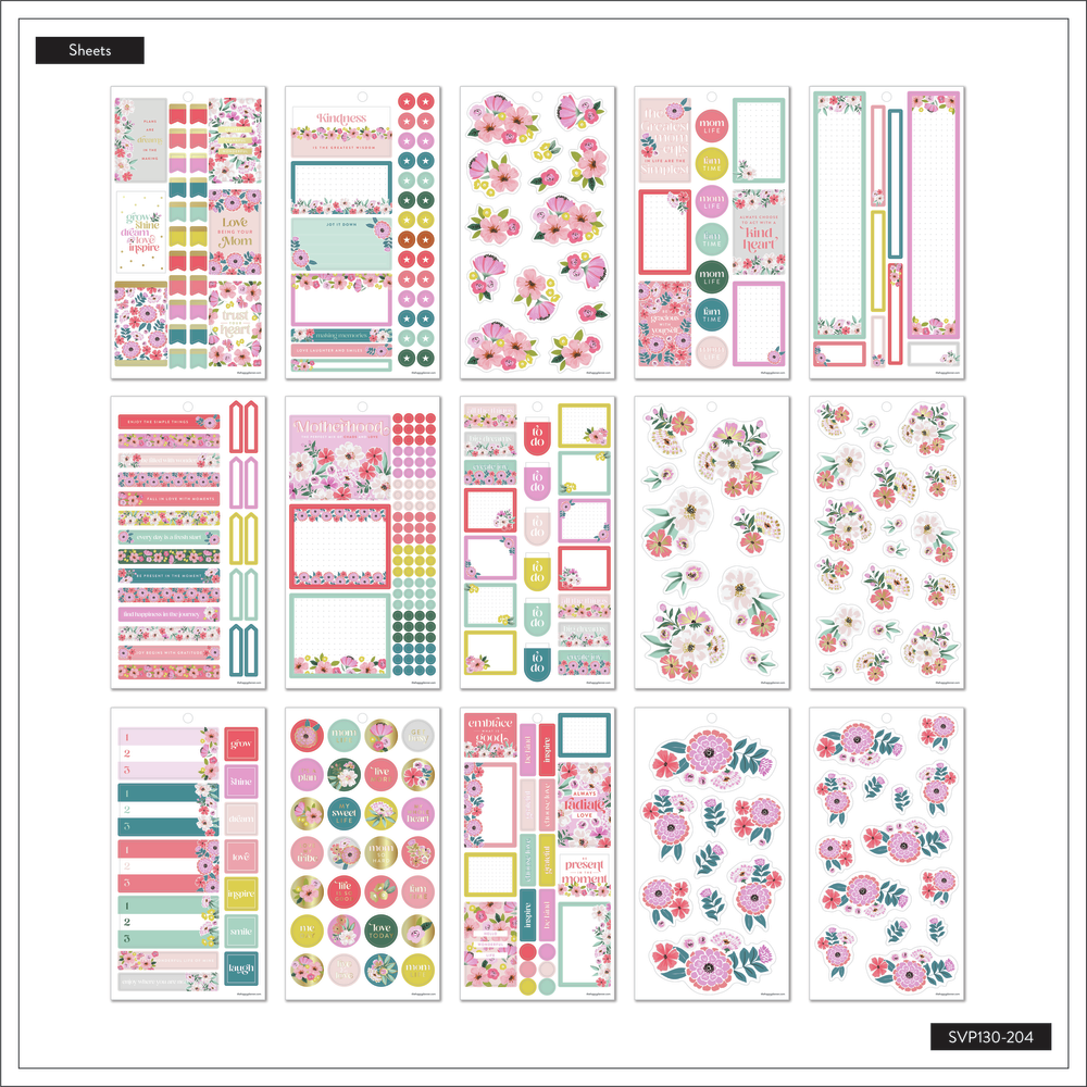 Mom's Fresh Bouquet - Value Pack Stickers