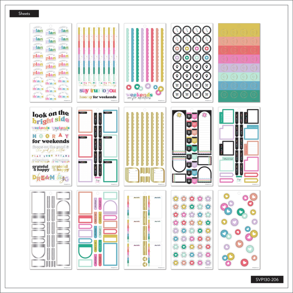 Happy Brights - Value Pack Stickers