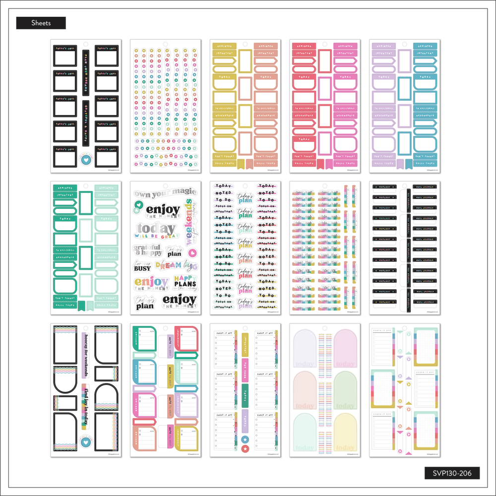 Happy Brights - Value Pack Stickers