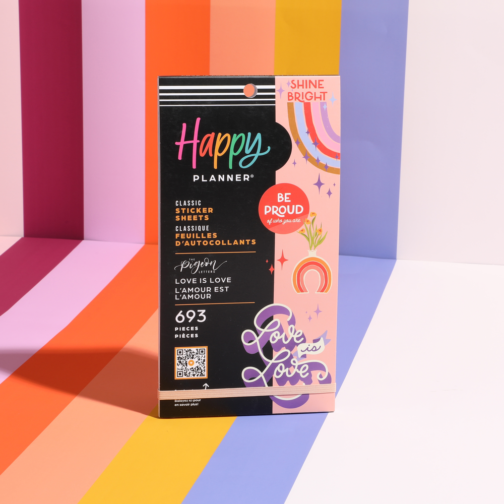 Love is Love Happy Planner x The Pigeon Letters - Value Pack Stickers