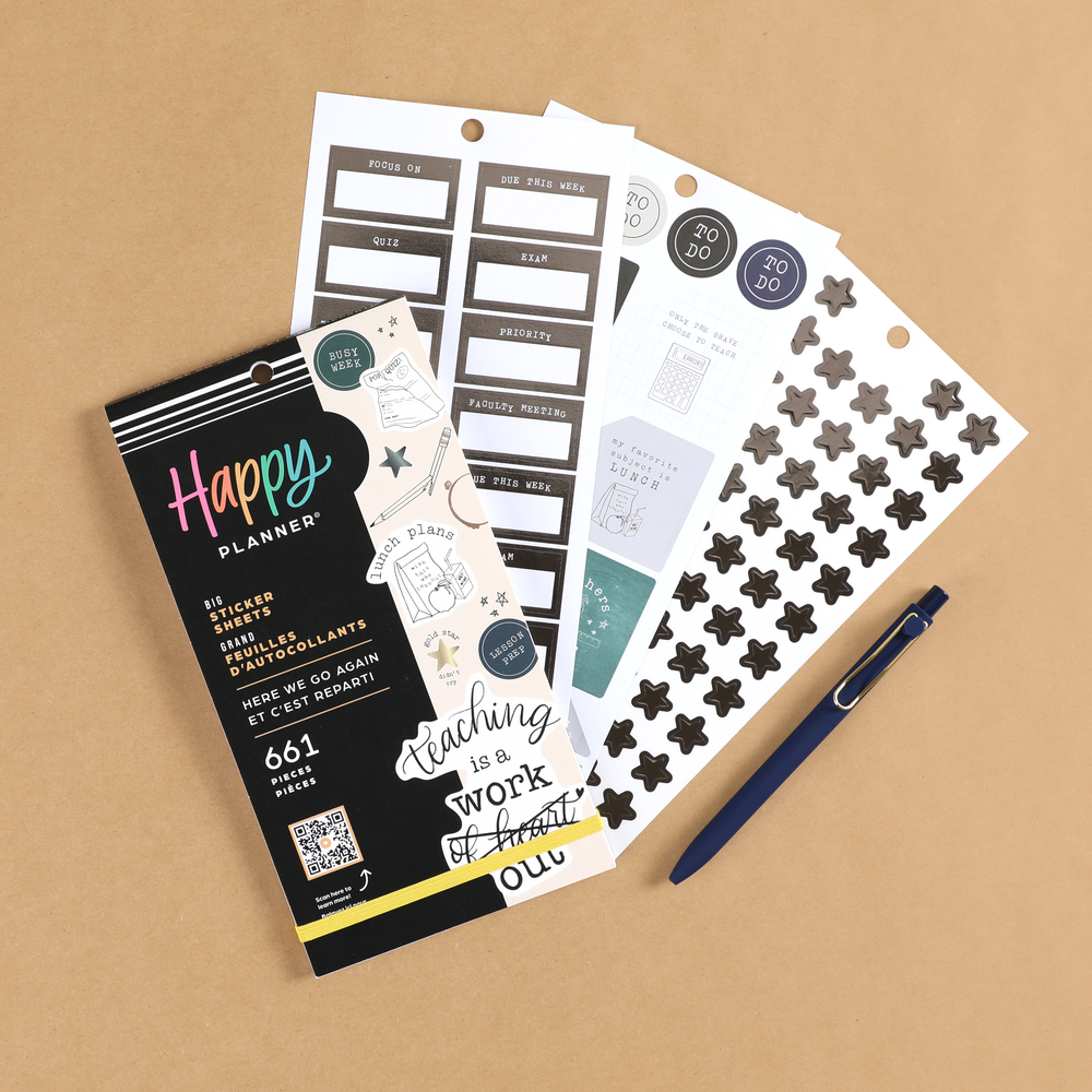 Here We Go Again Teacher - Value Pack Stickers - Big