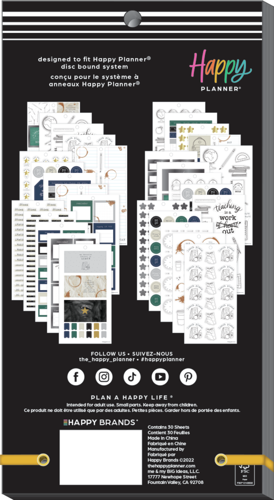 Here We Go Again Teacher - Value Pack Stickers - Big