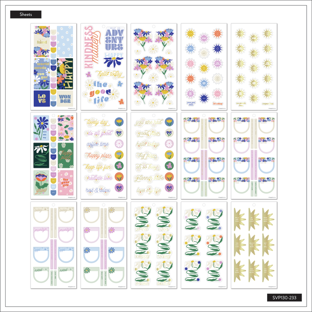 Fun Fleurs - Value Pack Stickers