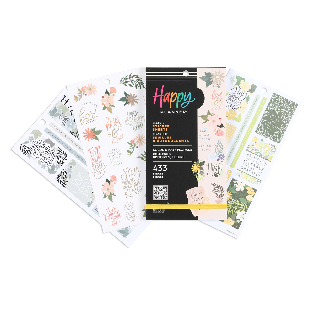 Floral Color Story - Value Pack Stickers
