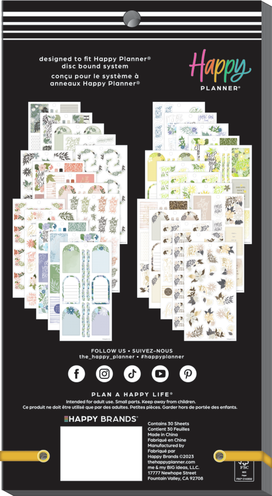 Floral Color Story - Value Pack Stickers