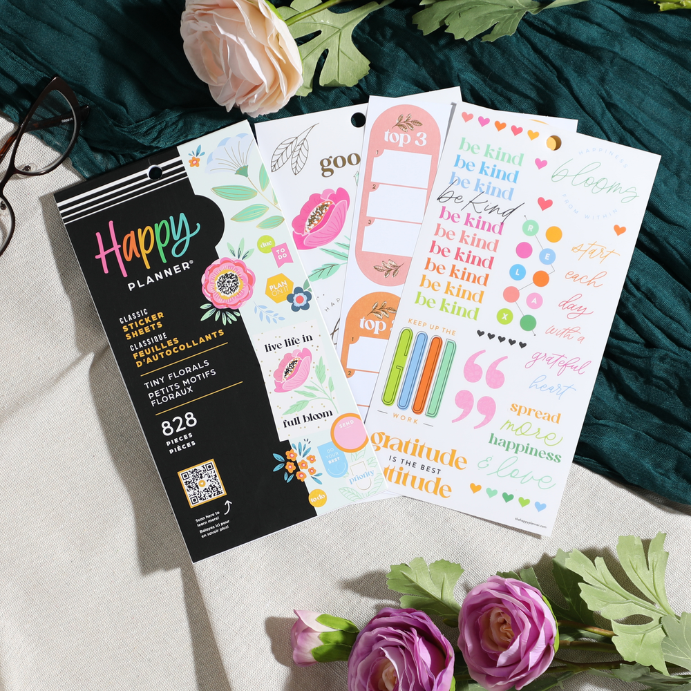 Tiny Florals - Value Pack Stickers