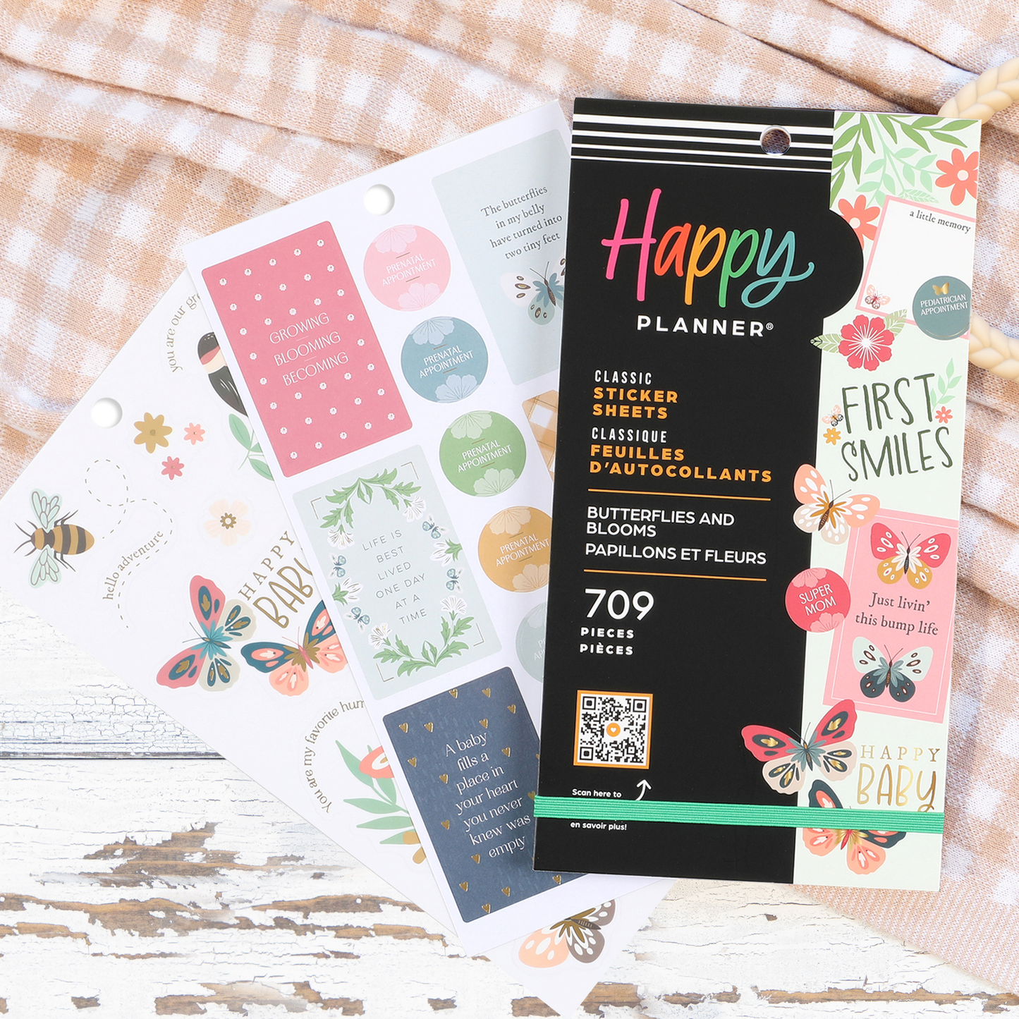 Butterflies and Blooms Baby - Value Pack Stickers