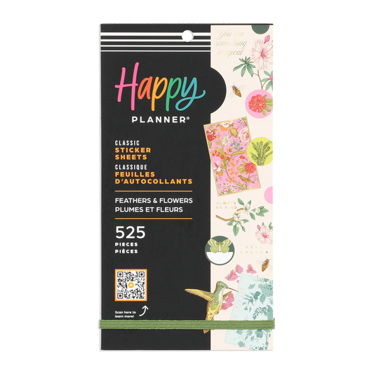 Feathers & Flowers - Value Pack Stickers