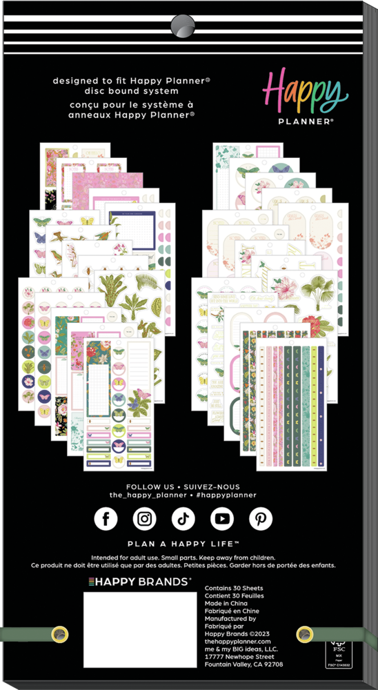 Feathers & Flowers - Value Pack Stickers