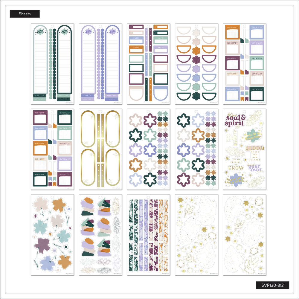 Pressed & Painted - Value Pack Stickers