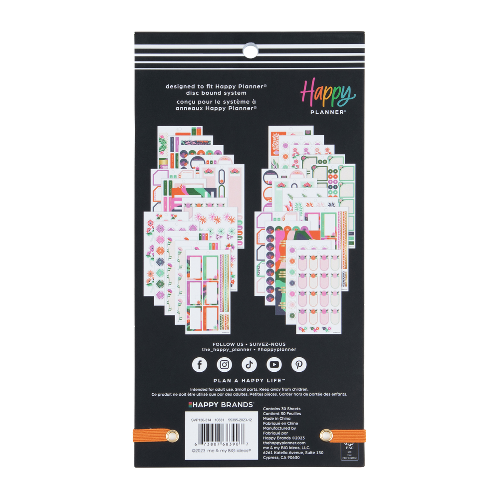 Abstract Florals - Value Pack Stickers