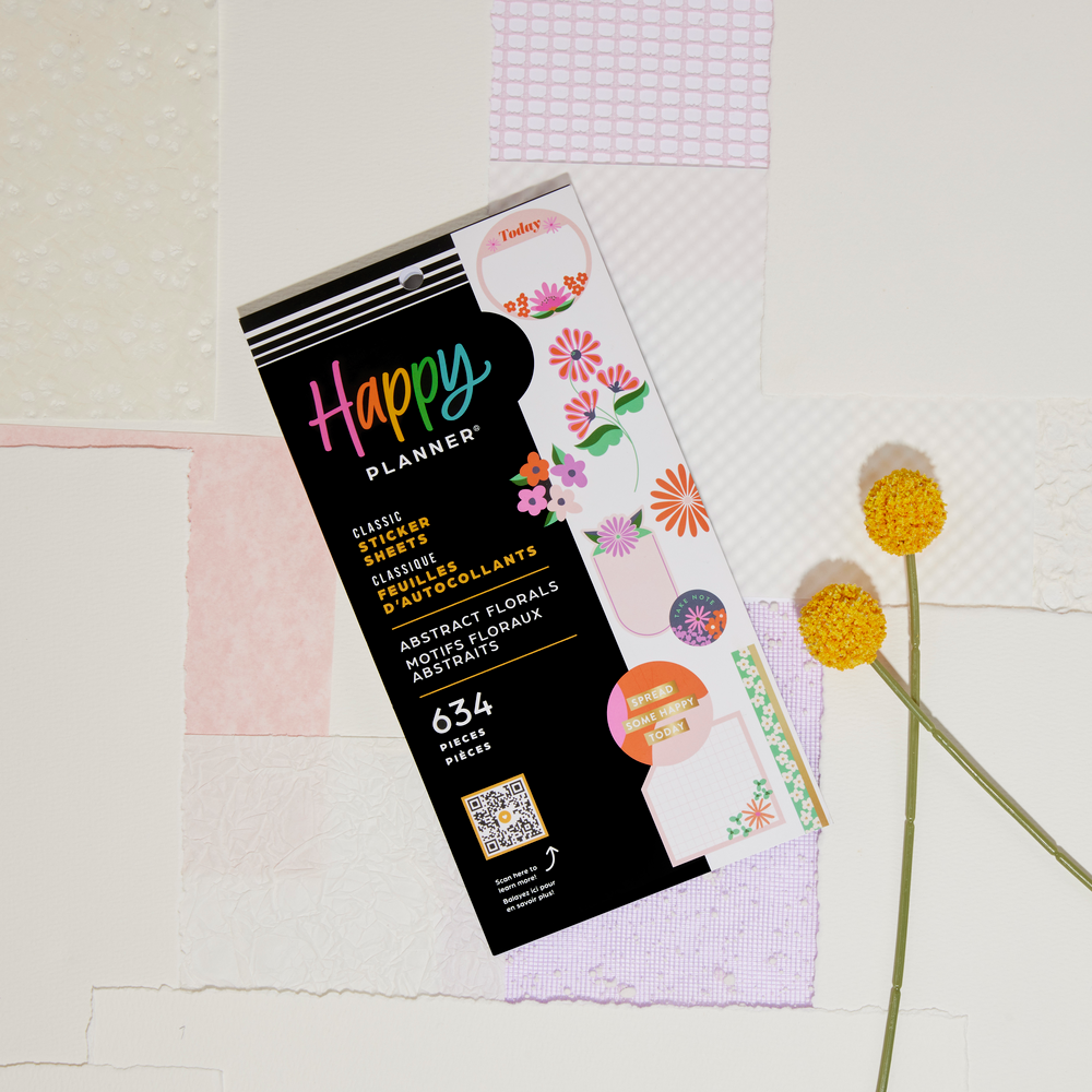 Abstract Florals - Value Pack Stickers