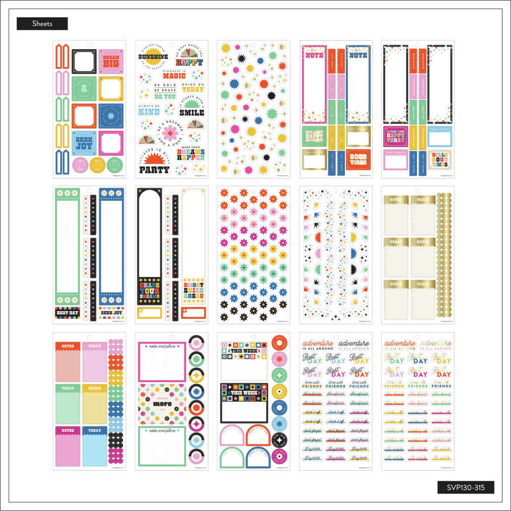 Bright Pops - Value Pack Stickers