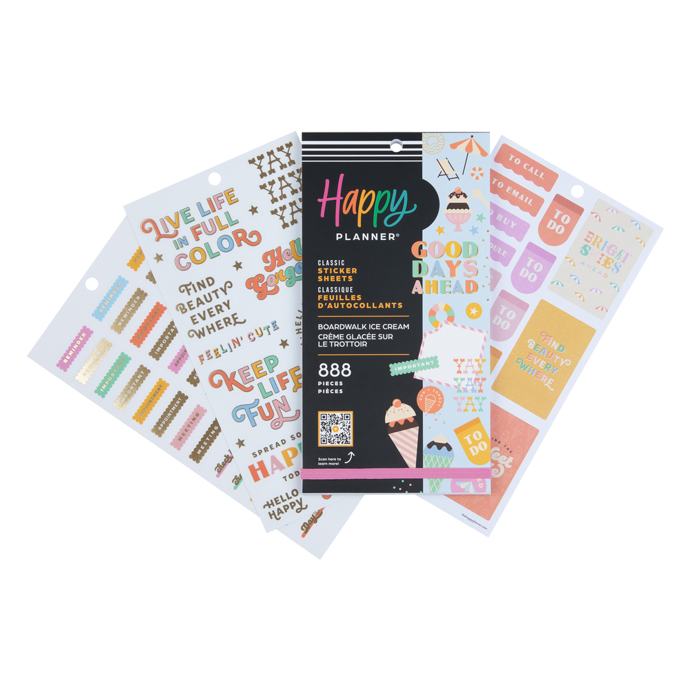 Boardwalk Ice Cream - Value Pack Stickers