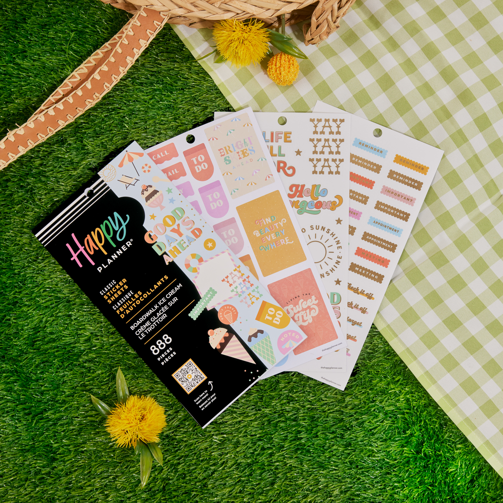 Boardwalk Ice Cream - Value Pack Stickers