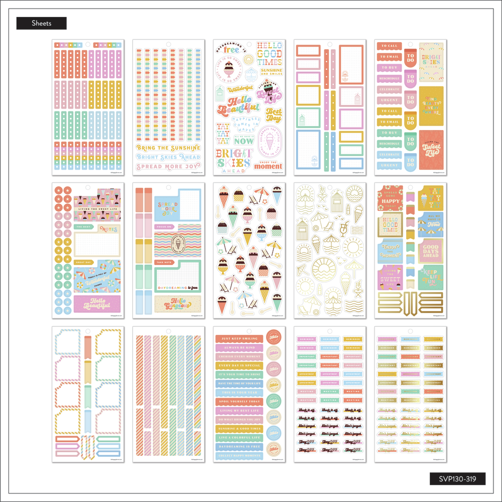 Boardwalk Ice Cream - Value Pack Stickers