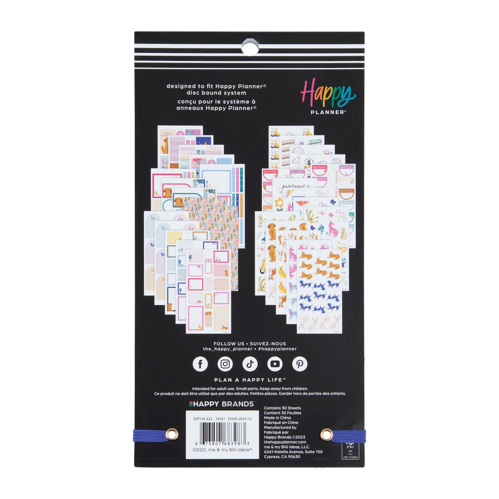 Playful Pups - Value Pack Stickers