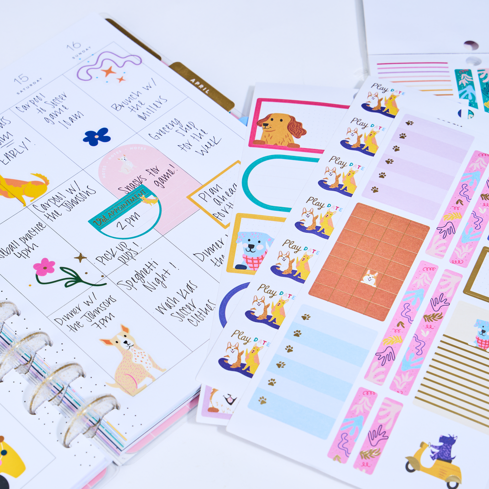Playful Pups - Value Pack Stickers