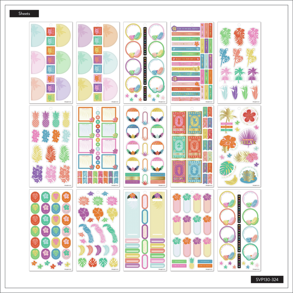 Bold & Botanical - Value Pack Stickers