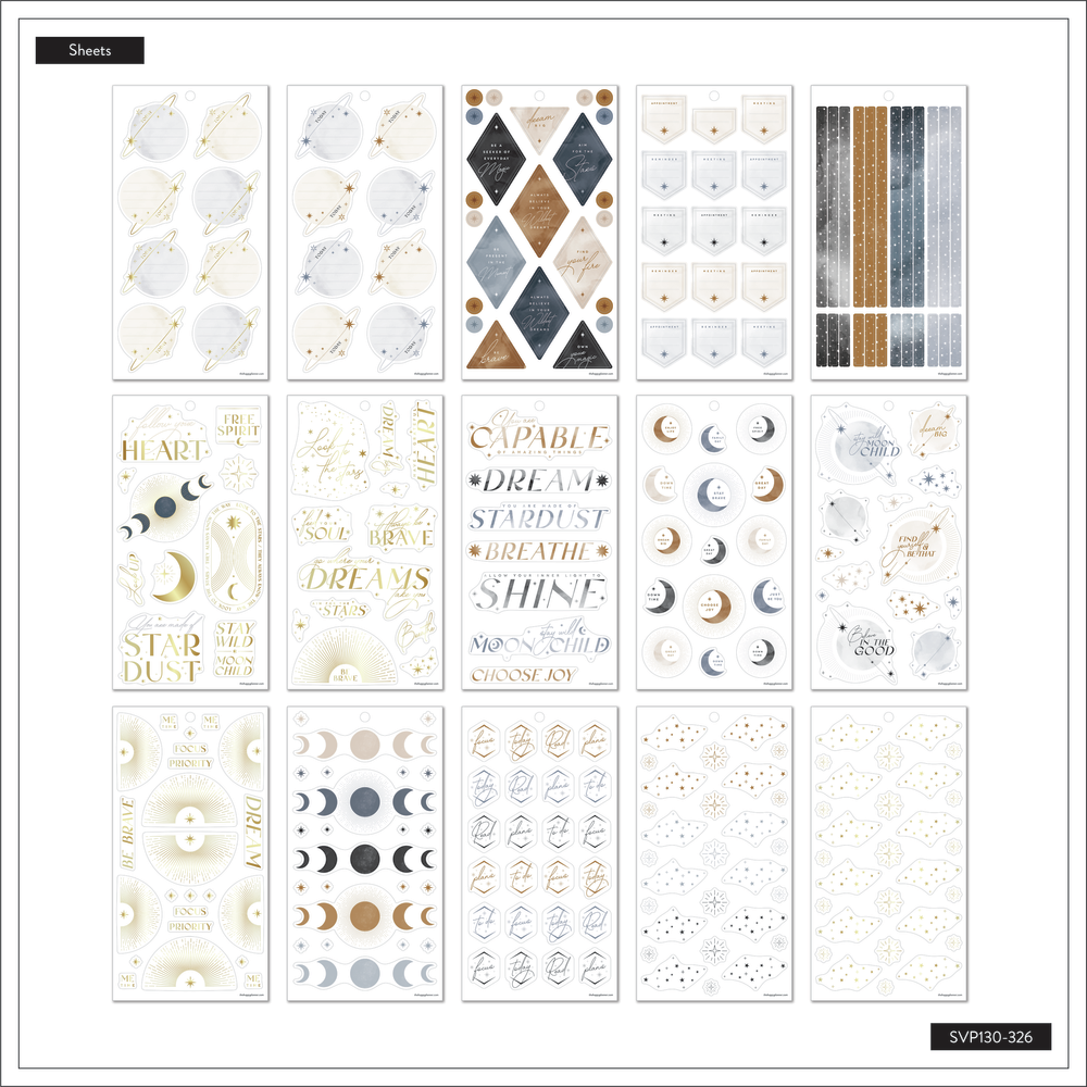 Sophisticated Stargazer - Value Pack Stickers
