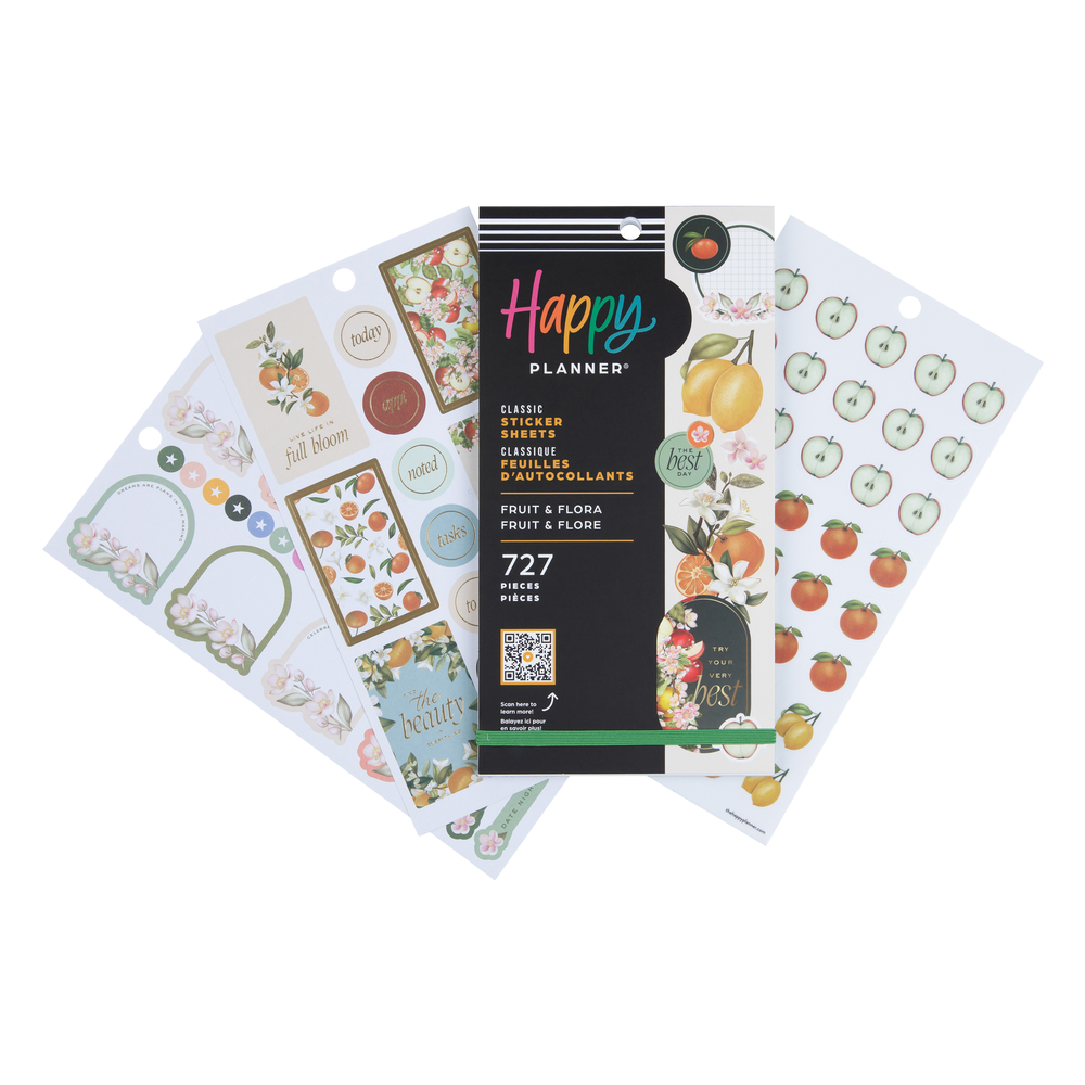Fruit & Flora - Value Pack Stickers