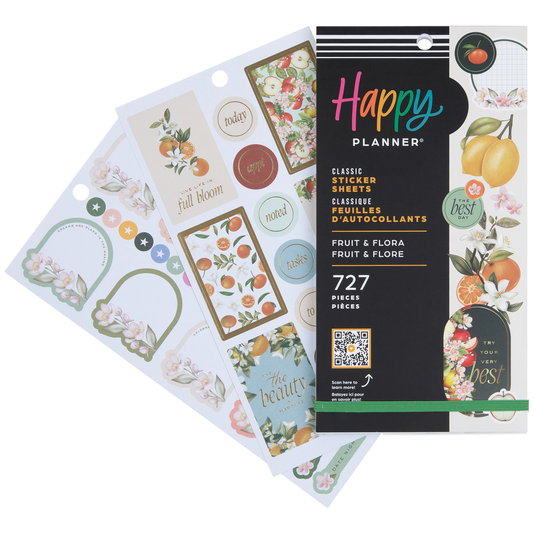 Fruit & Flora - Value Pack Stickers