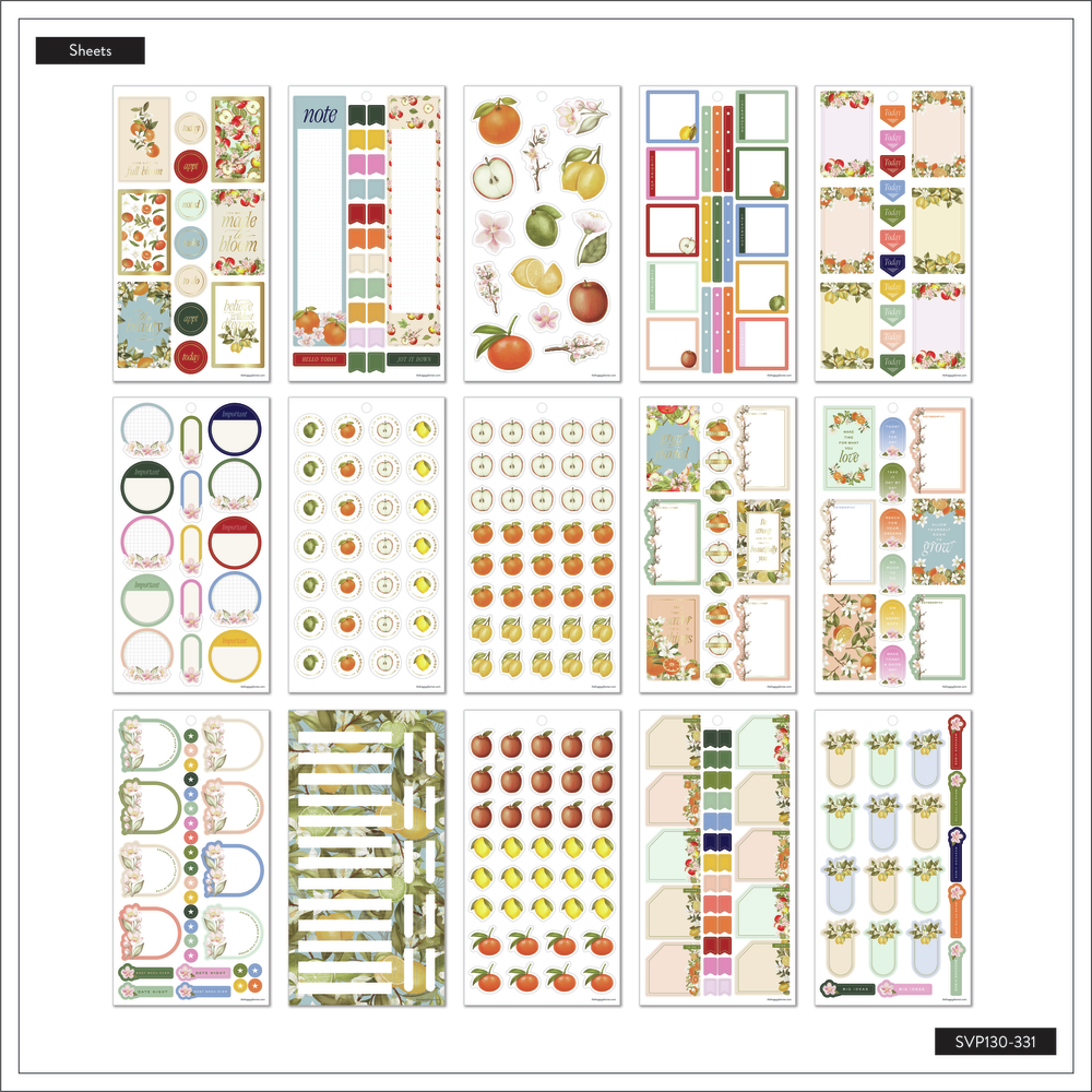 Fruit & Flora - Value Pack Stickers