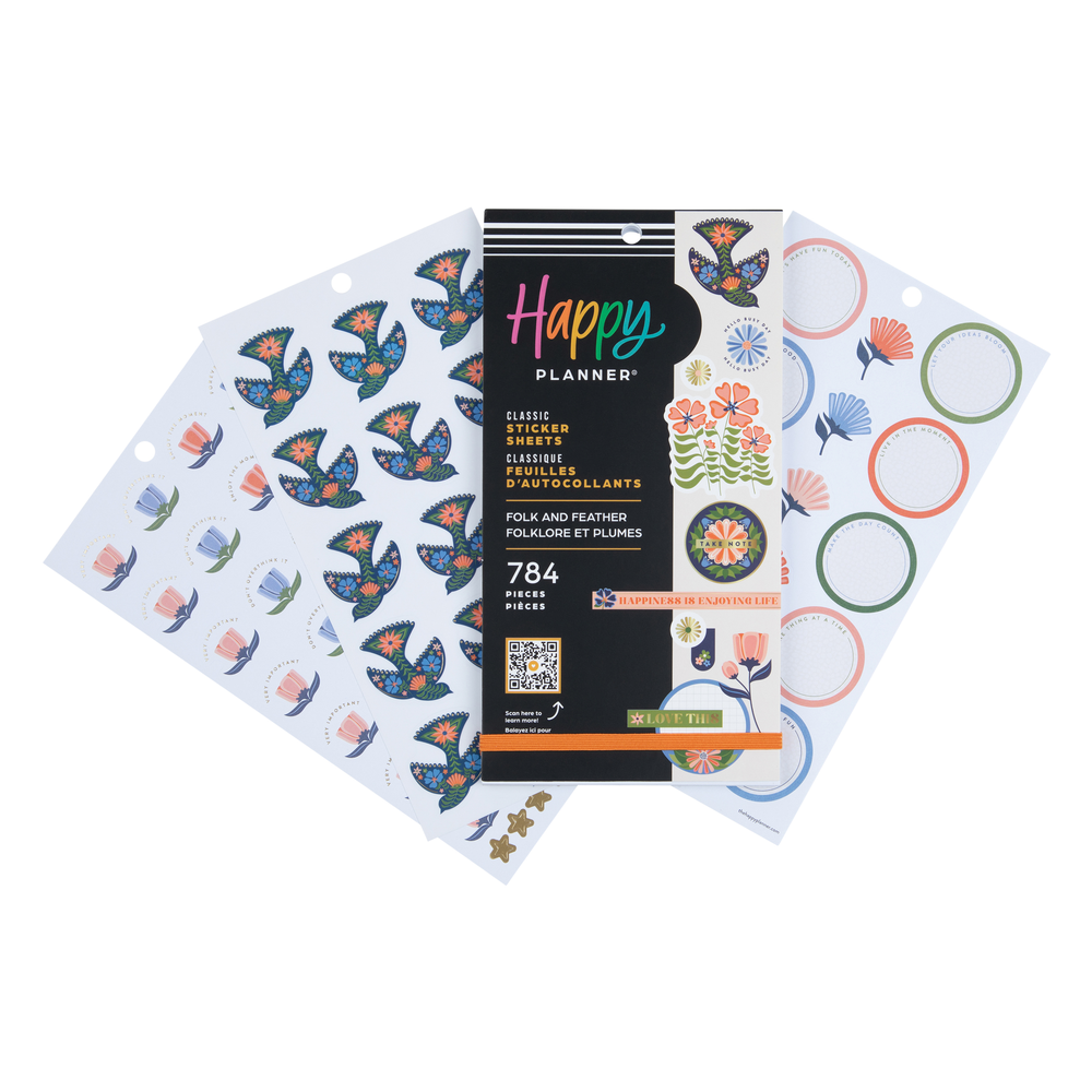 Folk & Feather - Value Pack Stickers
